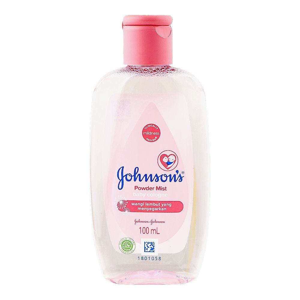 Johnson's Powder Mist Baby Cologne, Citric Acid, 100ml - Main Image