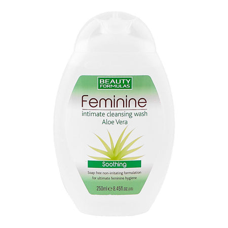 Beauty Formulas Feminine Intimate Aloe Vera Cleansing Wash, 250ml - Main Image
