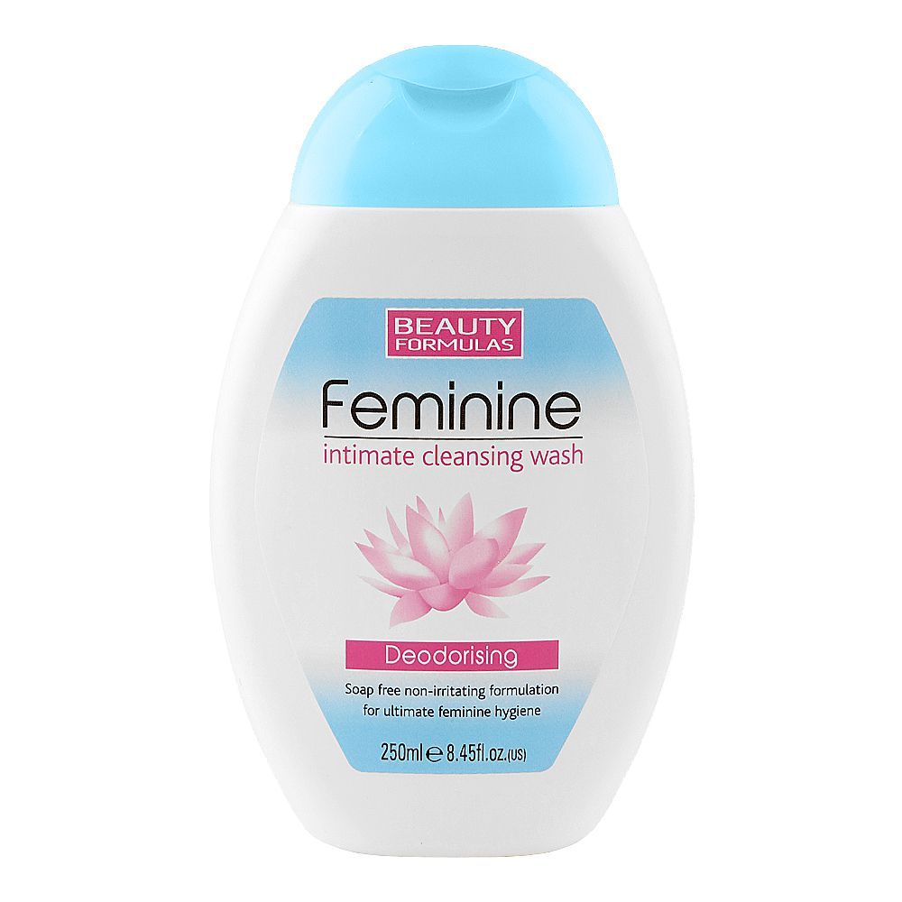 Beauty Formulas Feminine Intimate Deodorising Cleansing Wash, 250ml - Main Image