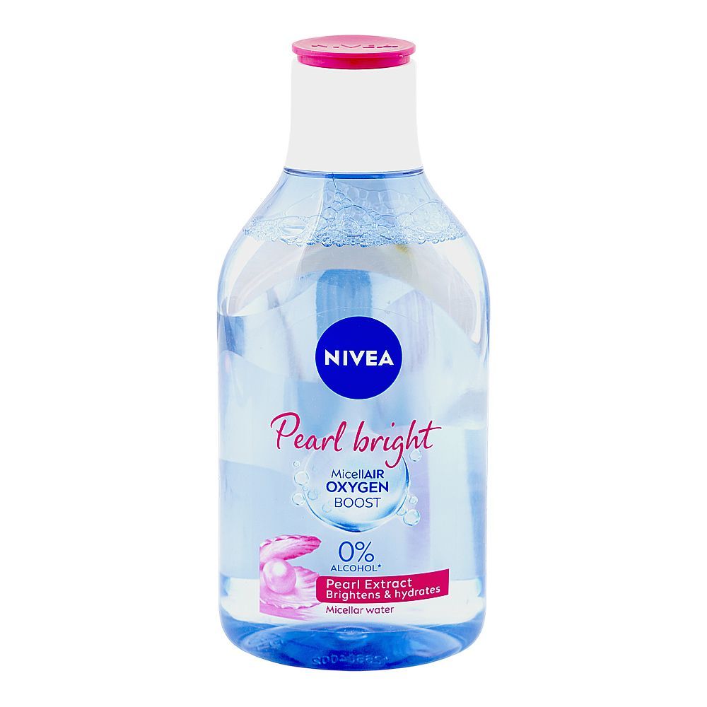 Nivea Pearl Bright Micel Air Oxygen Boost Micellar Water, Alcohol Free, For Brightening Skin, 400ml - Main Image