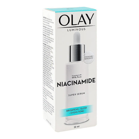 Olay Luminous Niacinamide Super Serum, Vitamin E, Glycerin, For Even Skin Tone, 30ml - Main Image