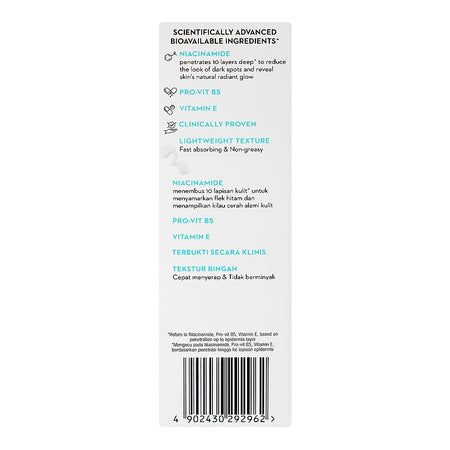 Olay Luminous Niacinamide Super Serum, Vitamin E, Glycerin, For Even Skin Tone, 30ml - Image 3