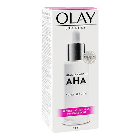 Olay Luminous Niacinamide AHA Super Serum, Lactic Acid, For Acne Marks, 30ml - Main Image