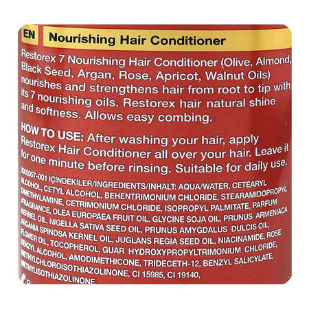 Restorex 7 Nourishing Hair Conditioner, Niacinamide, For Dry & Damaged Hair, 250ml - Image 3