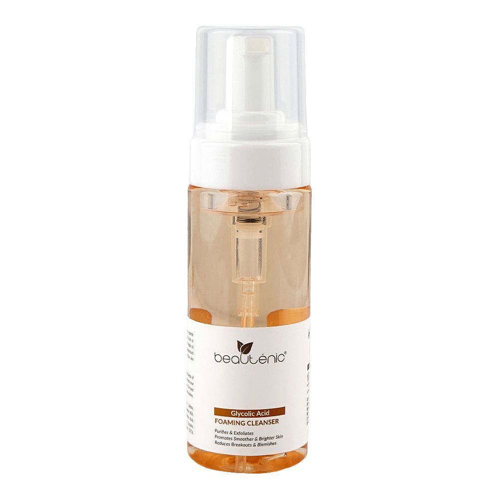Beautenic Glycolic Acid Foaming Cleanser, Fragrance & Silicone Free, Niacinamide, Hyaluronic Acid, For Normal Skin, 150ml - Main Image