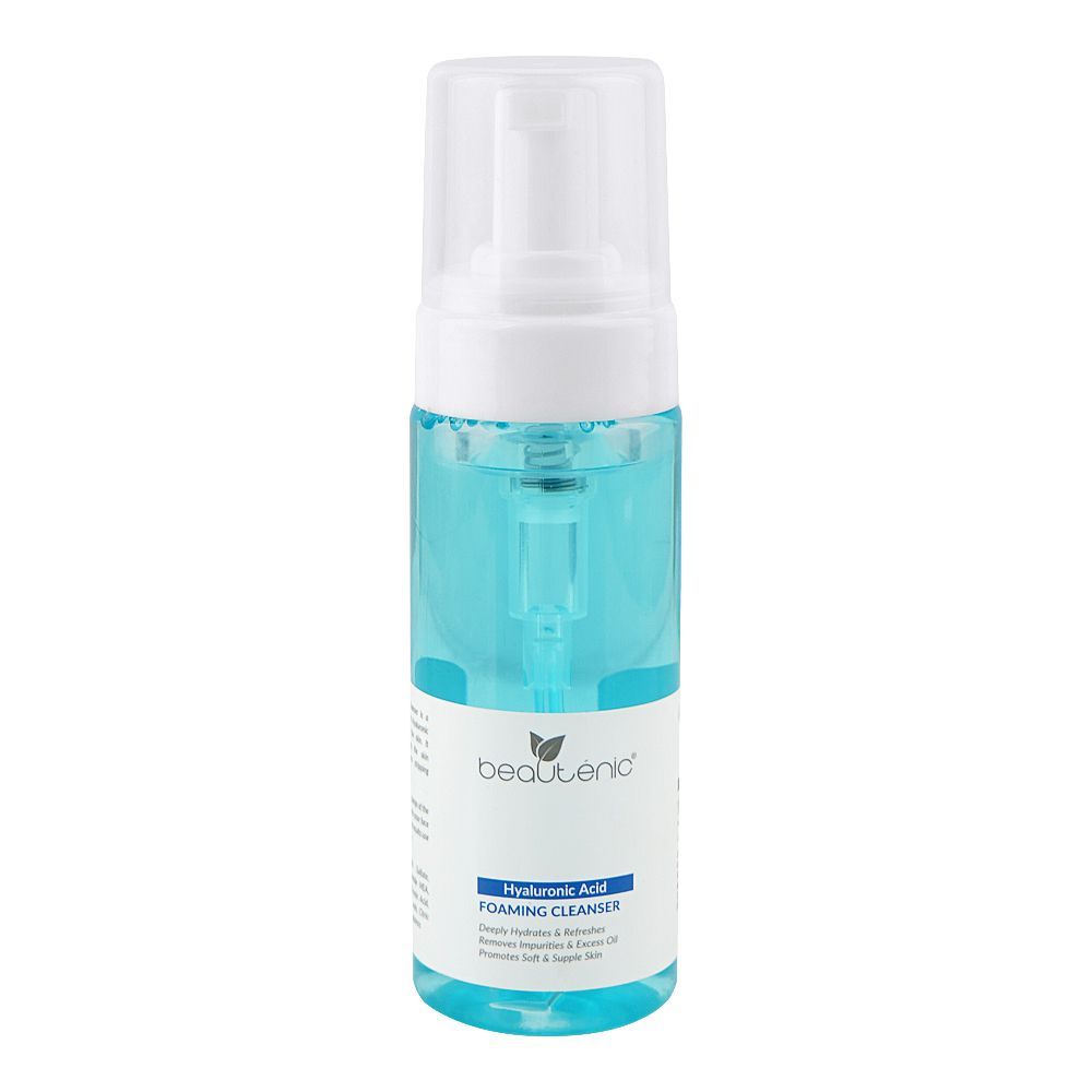Beautenic Hyaluronic Acid Foaming Cleanser, Silicone & Fragrance Free, Hyaluronic Acid, Niacinamide, For All Types Of Skin, 150ml - Main Image