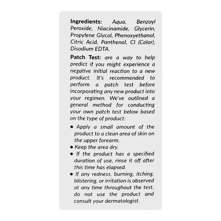 Beautenic Benzoyl Peroxide 2.5% Acne Treatment Toner, Niacinamide, Citric Acid, For Acne-Prone Skin, 100ml - Image 5