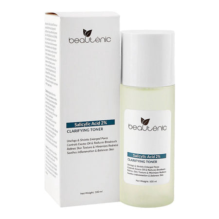 Beautenic Salicylic Acid 2% Clarifying Toner, Silicone & Gluten Free, Salicylic Acid, Citric Acid, 100ml - Main Image