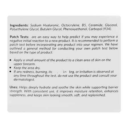 Beautenic Hyaluronic Acid 2.5% + B5 + Ceramide Intense Pro Moisturizing Gel, For All Types Of Skin, 50g - Image 2
