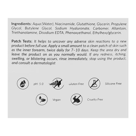 Beautenic L-Glutathione 5% + Niacinamide 6% Intense Pro Whitening Gel, Gluten & Silicone Free, For All Types Of Skin, 50g - Image 2