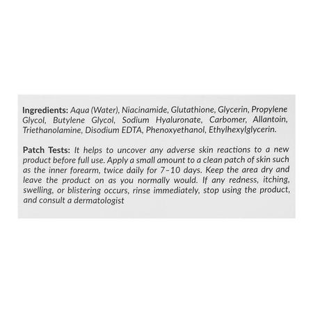 Beautenic L-Glutathione 5% + Niacinamide 6% Intense Pro Whitening Gel, Gluten & Silicone Free, For All Types Of Skin, 50g - Image 5