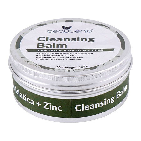 Beautenic Centella Asiatica + Zinc Cleansing Balm, Sulfate Free, Shea Butter, Jojoba Seed Oil, For All Types Of Skin, 100g - Main Image