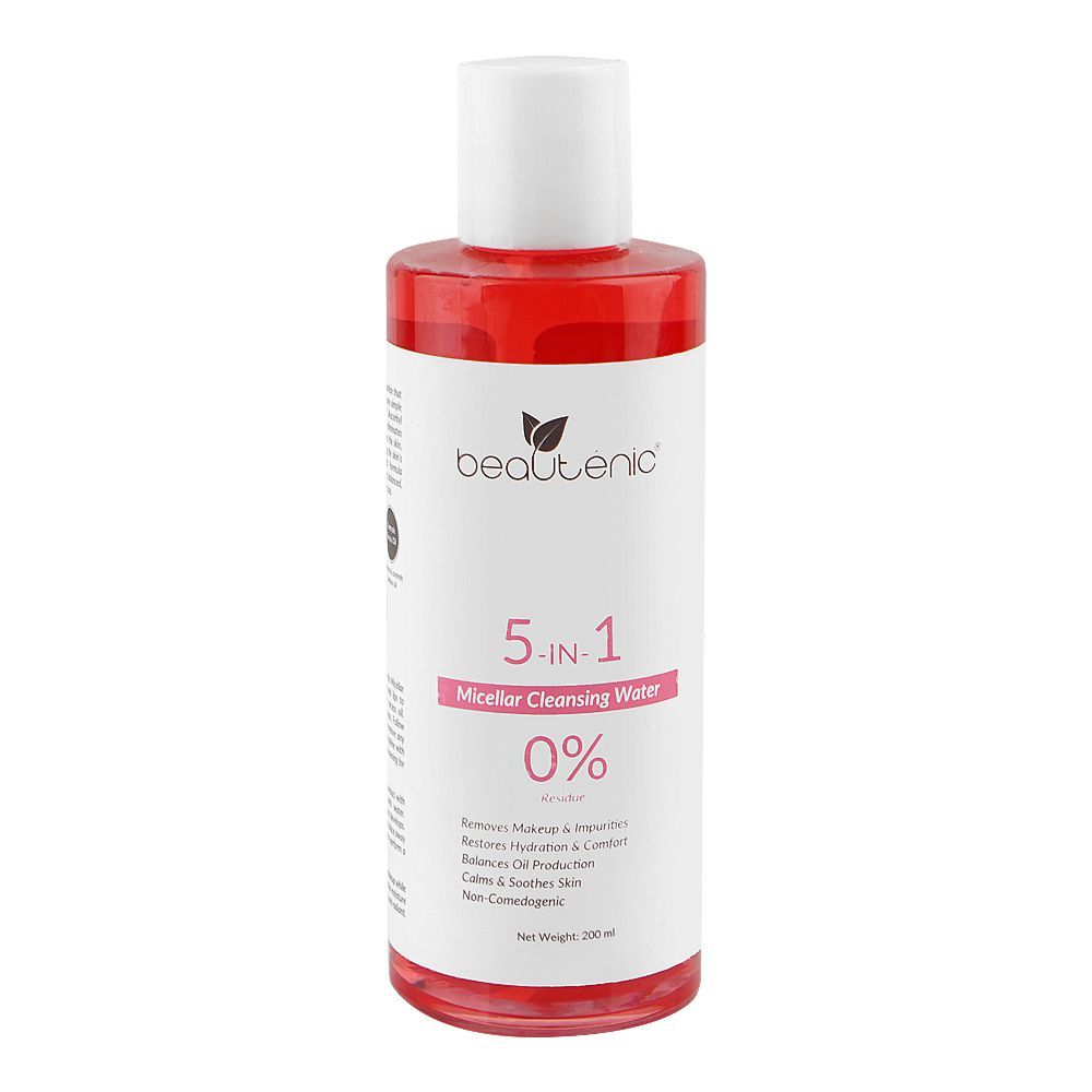 Beautenic 5-In-1 Micellar Cleansing Water, Gluten, Fragrance & Sulfate Free, 200ml - Main Image