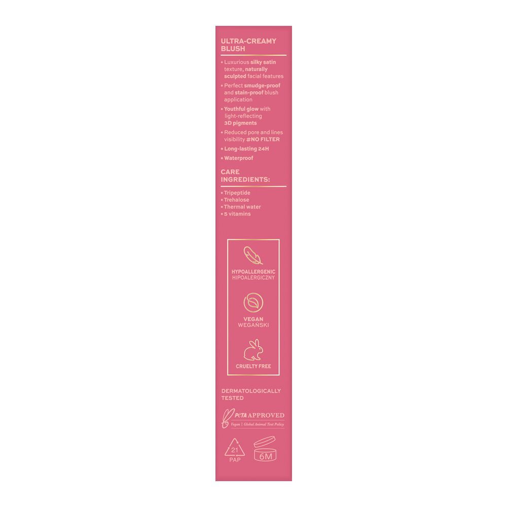 Eveline Wonder Match 1 Step Ultra Creamy Blush, 01, 14ml - Image 4