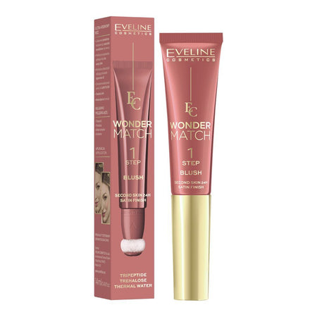 Eveline Wonder Match 1 Step Ultra Creamy Blush, 02, 14ml - Image 2