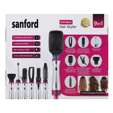Sanford 9-In-1 Hair Styler Set, 800W, SF-9796HS - Image 4
