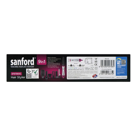 Sanford 9-In-1 Hair Styler Set, 800W, SF-9796HS - Image 5