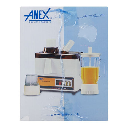 Anex Deluxe Juicer Blender Dry Mill, 600W, 220-240V, AG-177GL - Image 3