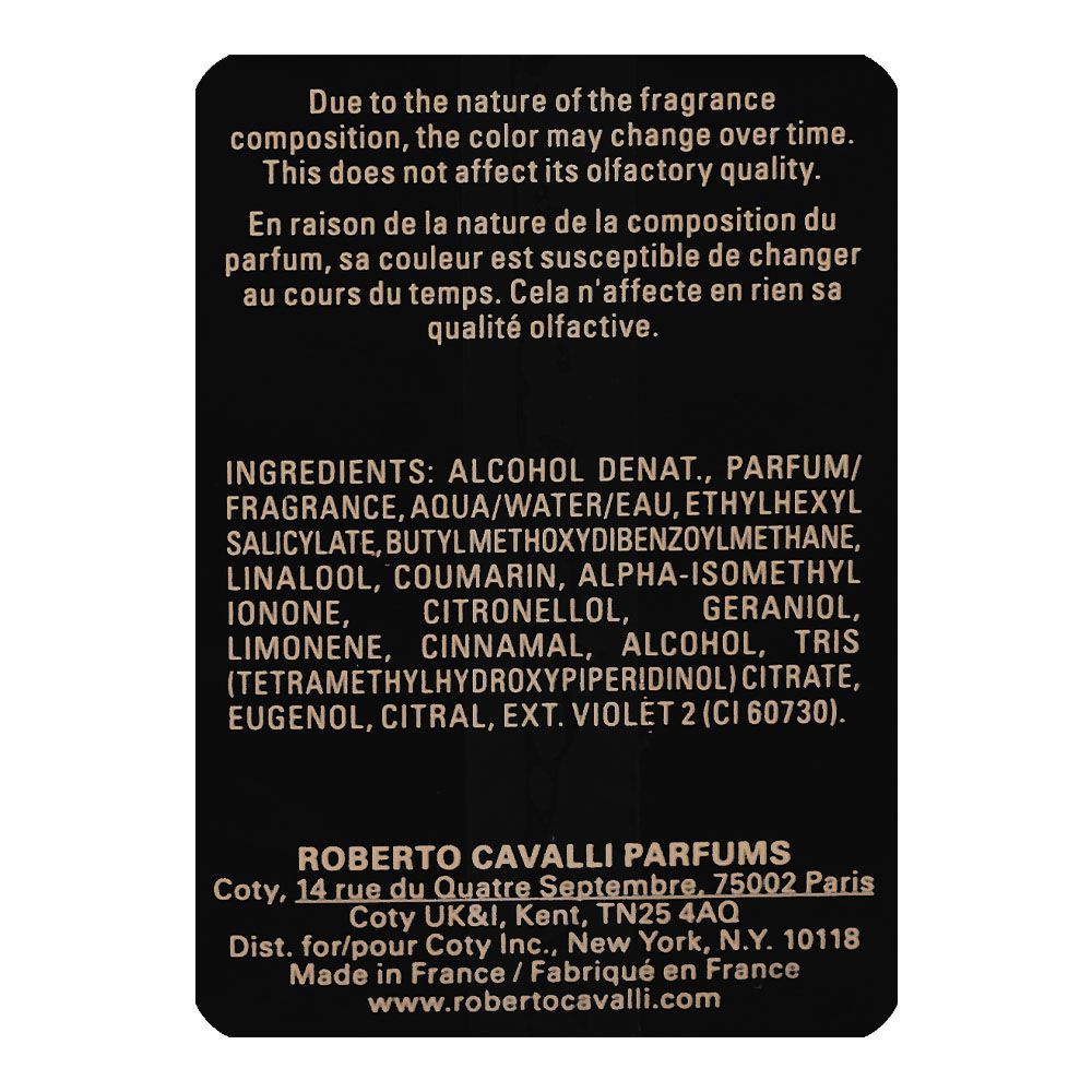 Roberto Cavalli Uomo Parfum, For Men, 100ml - Image 3
