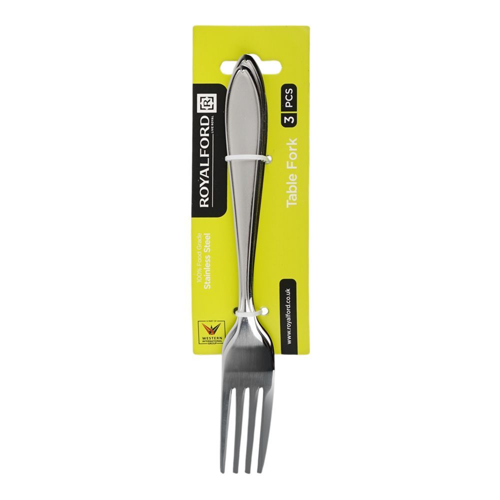 Royalford Dinners Table Fork, RF3002, 3-Pack - Main Image