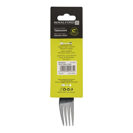 Royalford Dinners Table Fork, RF3002, 3-Pack - Image 2