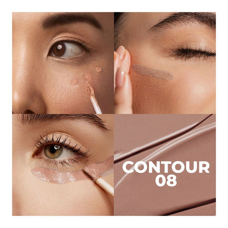 Sweet Face Pro-Coverage Waterproof Matt Finish Concealer, 08 Contour - Image 2