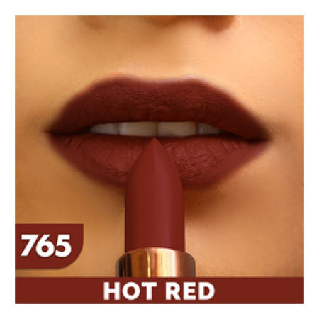 Sweet Face Super Matte Single Stroke Lipstick, 765 Hot Red - Main Image