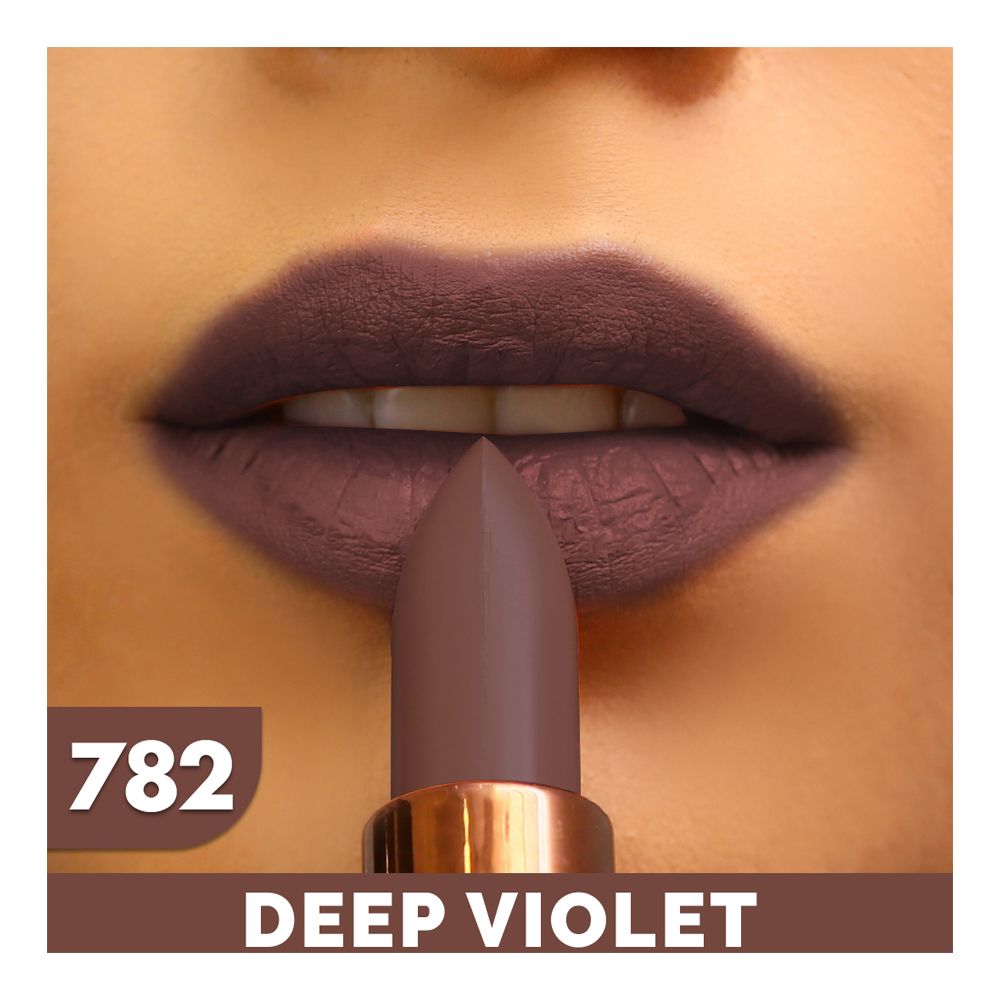 Sweet Face Super Matte Single Stroke Lipstick, 782 Deep Violet - Main Image