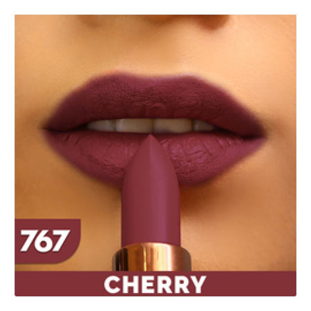 Sweet Face Super Matte Single Stroke Lipstick, 767 Cherry - Main Image