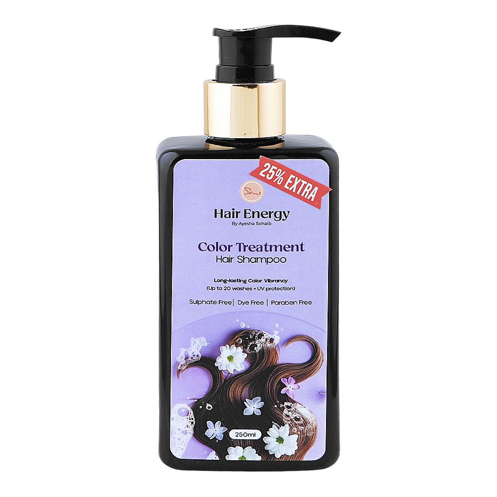 Hair Energy Color Treatment Hair Shampoo, Sulphate, Dye & Paraben Free, For Color Treated Hair, 250ml - Main Image