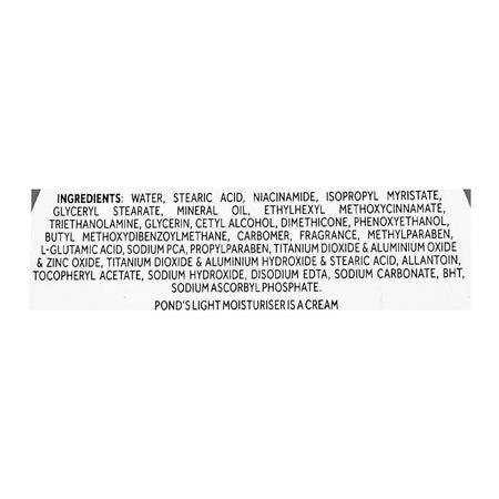 Pond's Hydra Miracle Ceramide Pro Light Moisturiser Cream, Niacinamide, Stearic Acid, For All Types Of Skin, 75g - Image 3