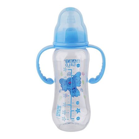 Baby World Baby Feeding Bottle W/Handle, BPA Free, 240ml, Blue, BW2025 - Image 2