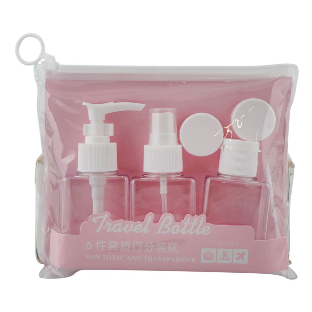 LMLTOP Travel Empty Bottle, Pink, SY1038, 5-Pack - Main Image