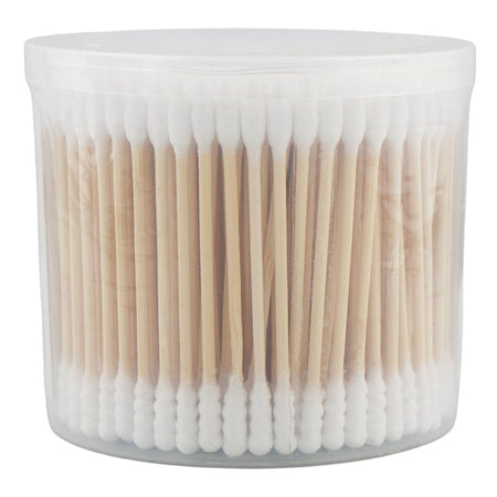 LMLTOP Multipurpose Bamboo Stick Cotton Swab, B1040, 300-Pack - Image 2