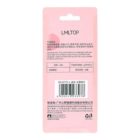 LMLTOP Dual Purpose Foldable Fruit Comb, Pink, SY775-1 - Image 2
