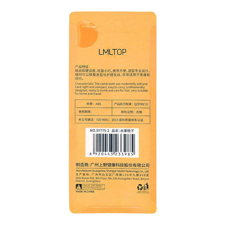 LMLTOP Dual Purpose Foldable Fruit Comb, Orange, SY775-2 - Image 2