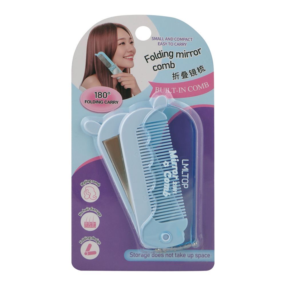 LMLTOP Folding Mirror Comb, SY704-1 - Main Image