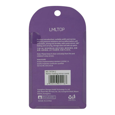 LMLTOP Folding Mirror Comb, SY704-1 - Image 2