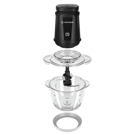 Nutricook Choppi XL With Digital Timer, 1.2 Liters, 500W, NC-CH1200 - Image 2