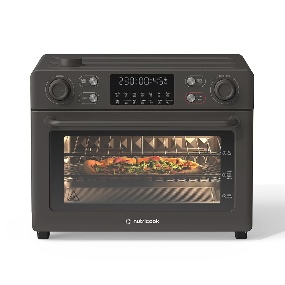 Nutricook 12-In-1 Toaster Oven, 1700W, 30-Liters, Black, NC-AFTO330K - Main Image