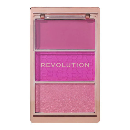 Makeup Revolution Blush Icon Palette, Hot Pink Flag, 1 X 2.8g, 2 X 3.5g - Image 2