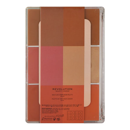 Makeup Revolution Everything Base Face Icon Complexion Palette, Medium, 12 X 5g - Image 3