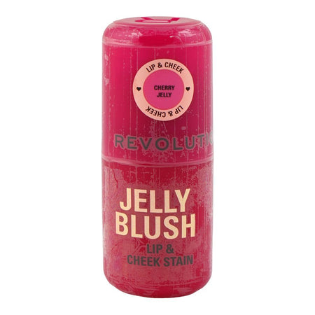 Makeup Revolution Jelly Blush Lip & Cheek Stain, Cherry, 5.5g - Main Image