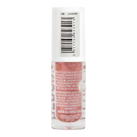 Makeup Revolution Relove Baby Shimmer Lipgloss, Pink Tulle W031, 1.8ml - Image 2