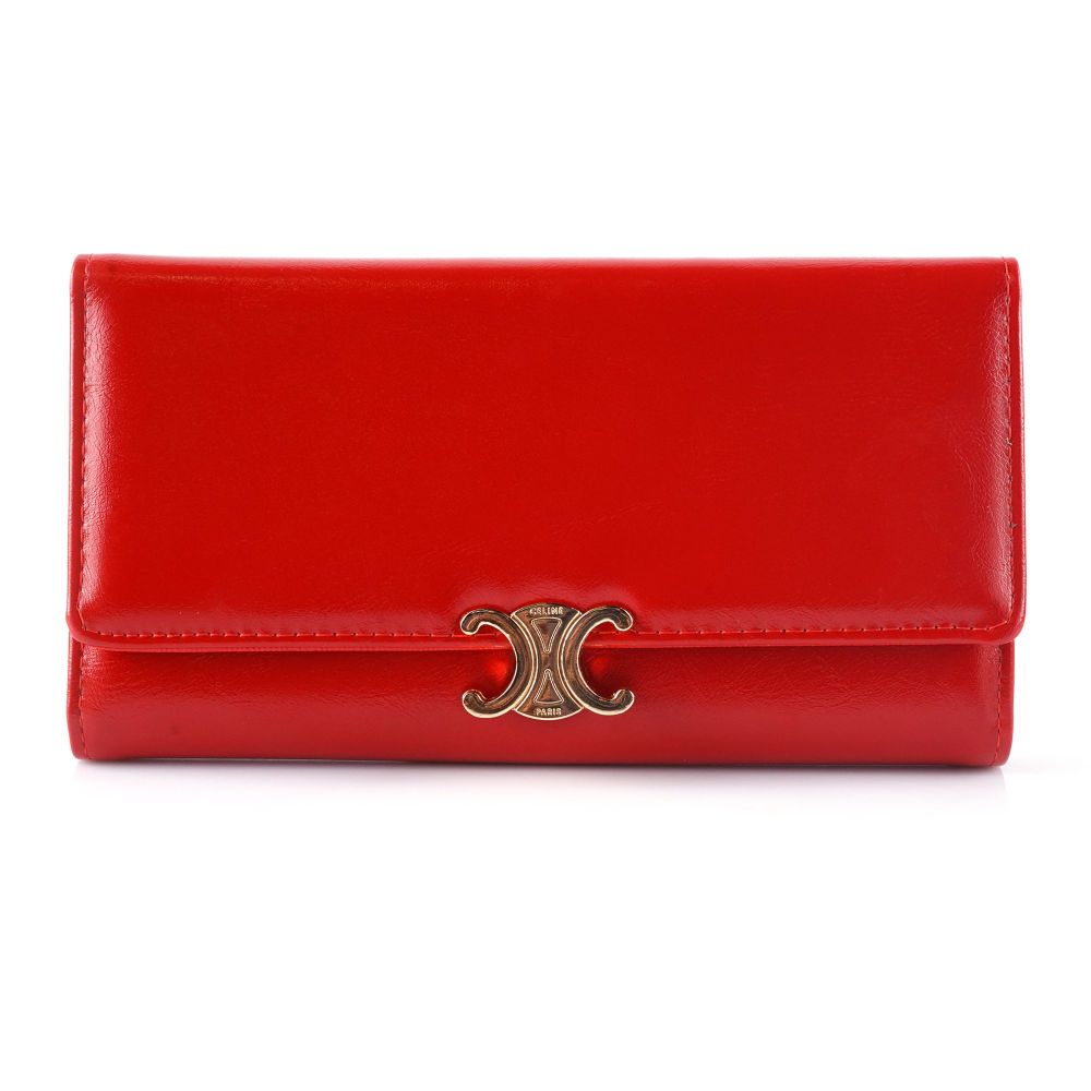 SJ Women's Wallet, Red, 25022W(A) - Image 3