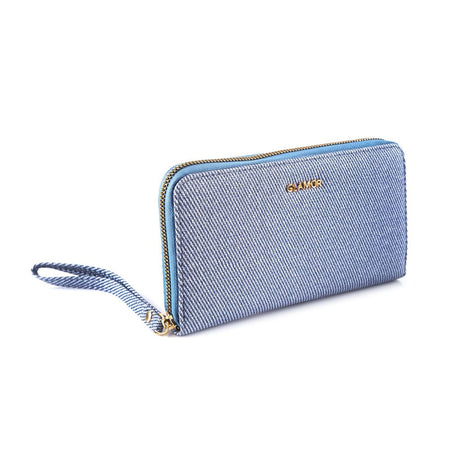 SJ Women's Wallet, Blue, T107G - Image 3
