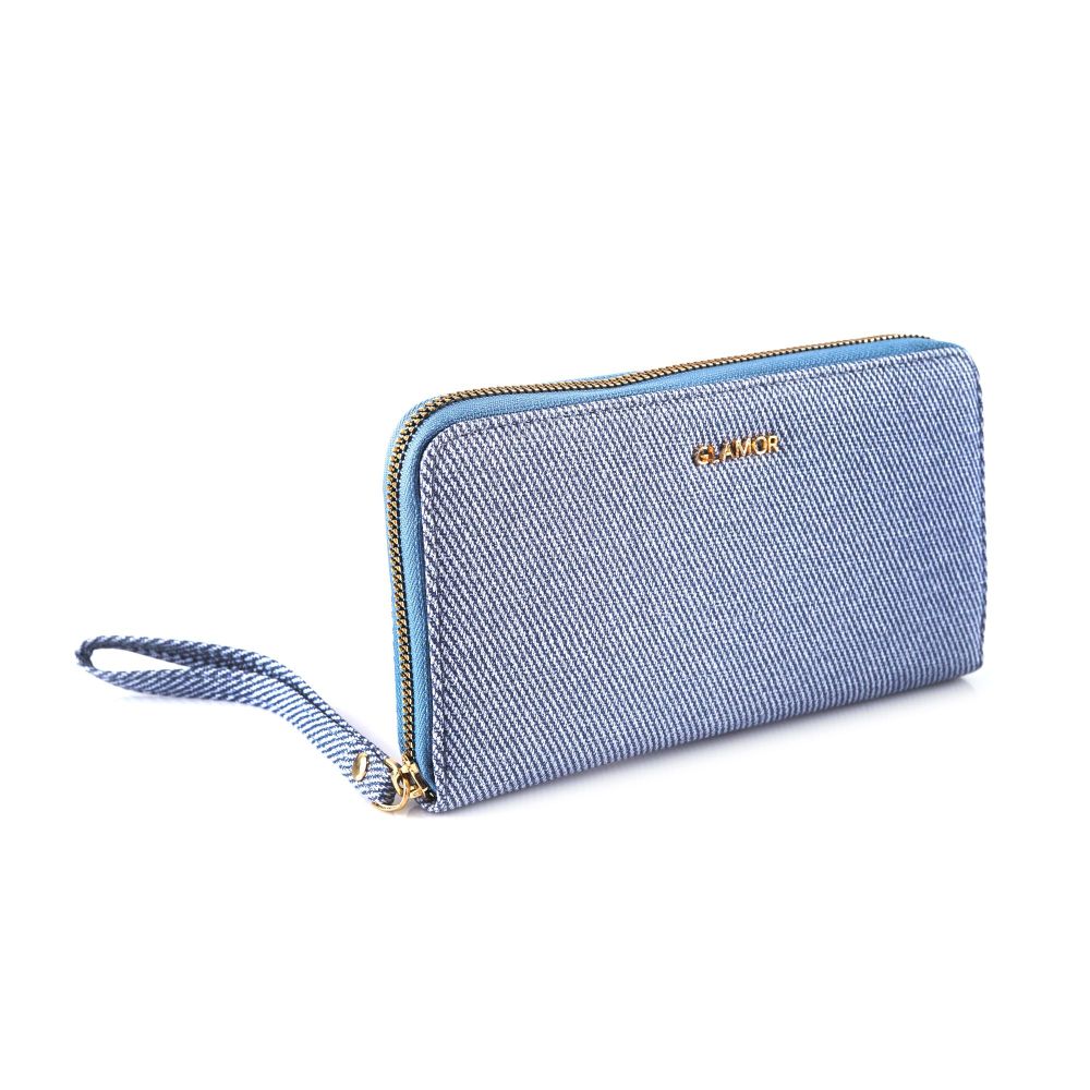 SJ Women's Wallet, Blue, T107G - Image 3