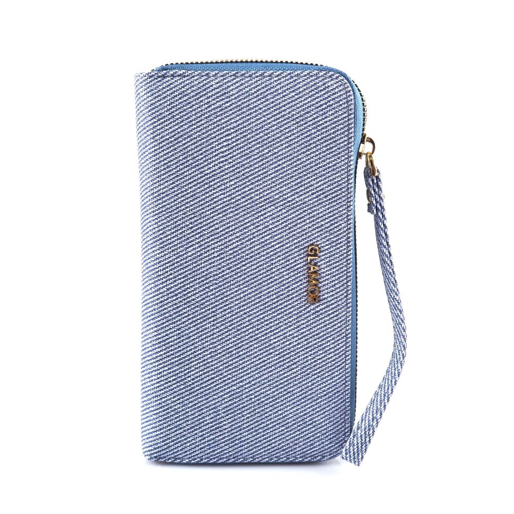 SJ Women's Wallet, Blue, T107G - Image 4