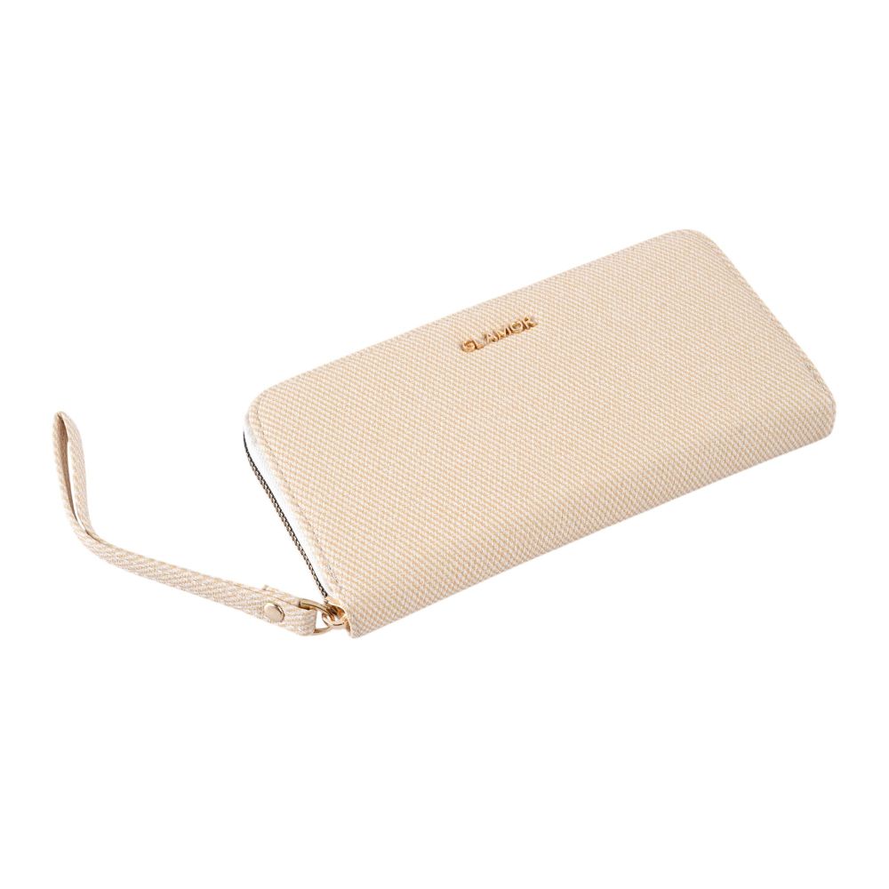 SJ Women's Wallet, Beige, T107G - Main Image