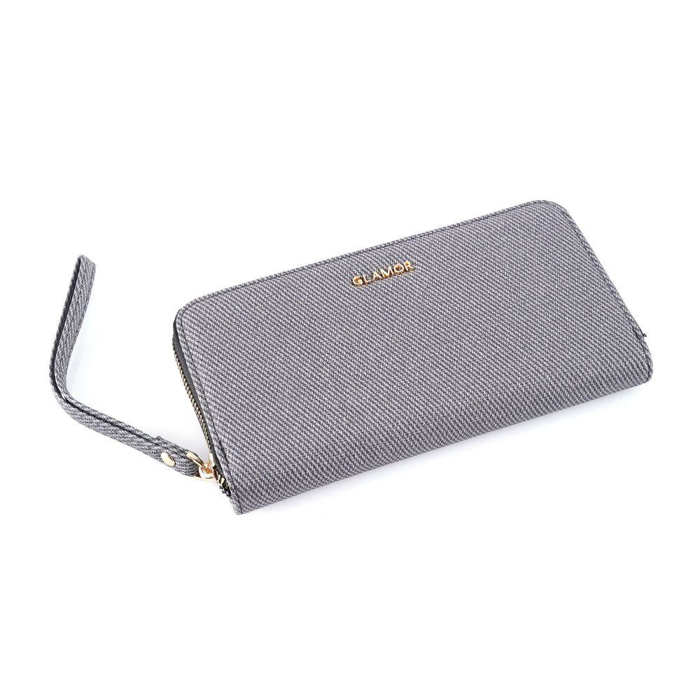 SJ Women's Wallet, Black, T107G - Main Image